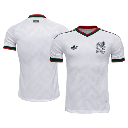 Versão do Jogador Mexico Fora World Cup Futebol Camisas 2026 Branco