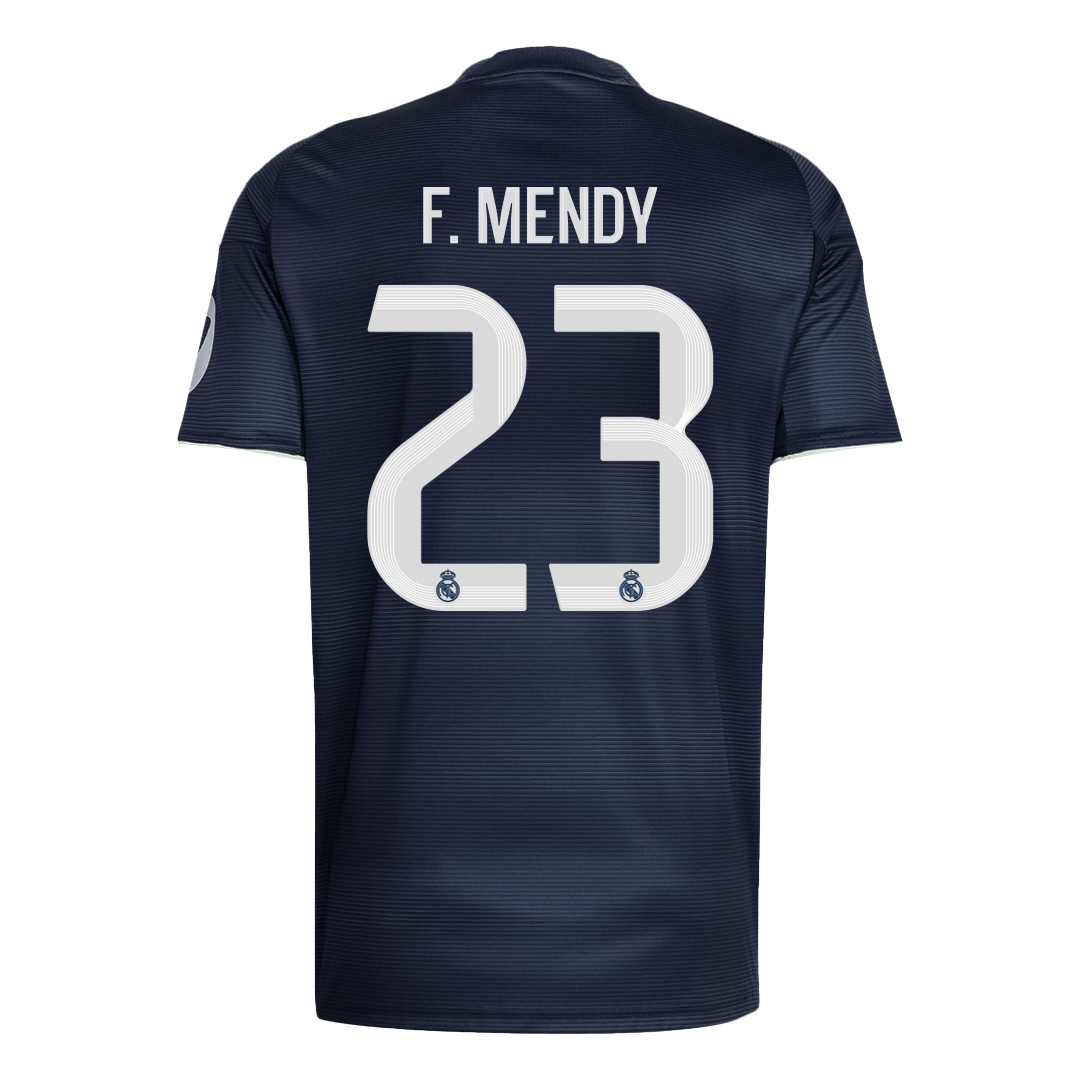 F.MENDY #23 Real Madrid Fora Camisa 2025/26 Marinha