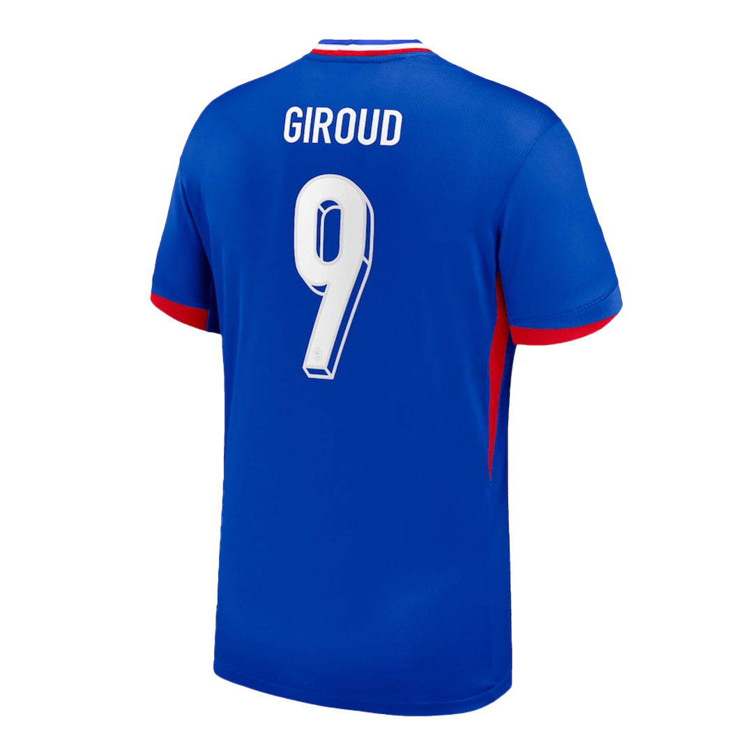 GIROUD #9 France Home Custom Football Shirt 2024