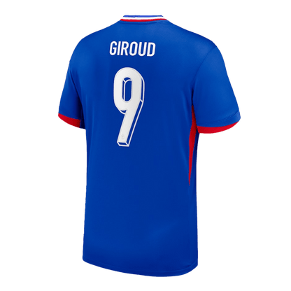 Camisola de futebol GIROUD #9 França Home personalizada 2024