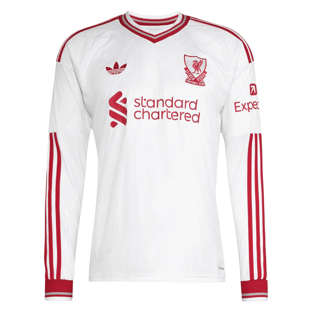 Liverpool Fora Manga comprida Camisa 2026/27 Branco