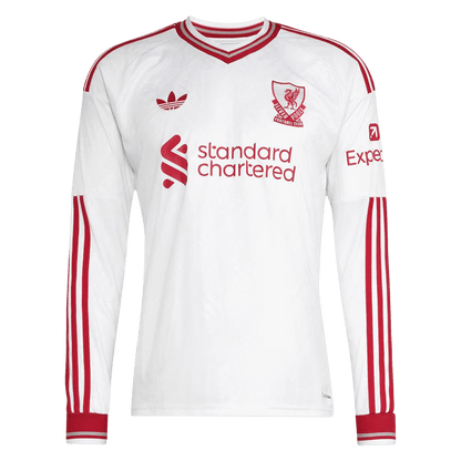 Liverpool Fora Manga comprida Camisa 2026/27 Branco