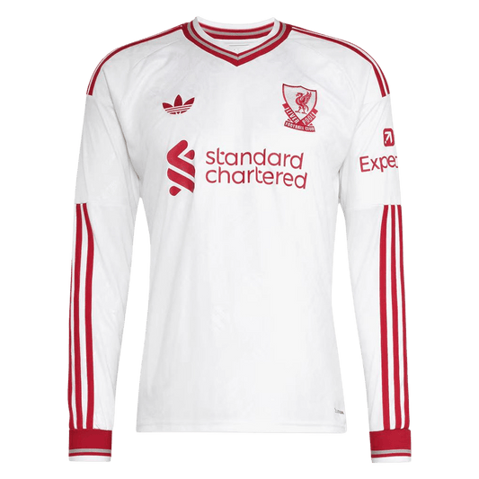 Liverpool Fora Manga comprida Camisa 2026/27 Branco