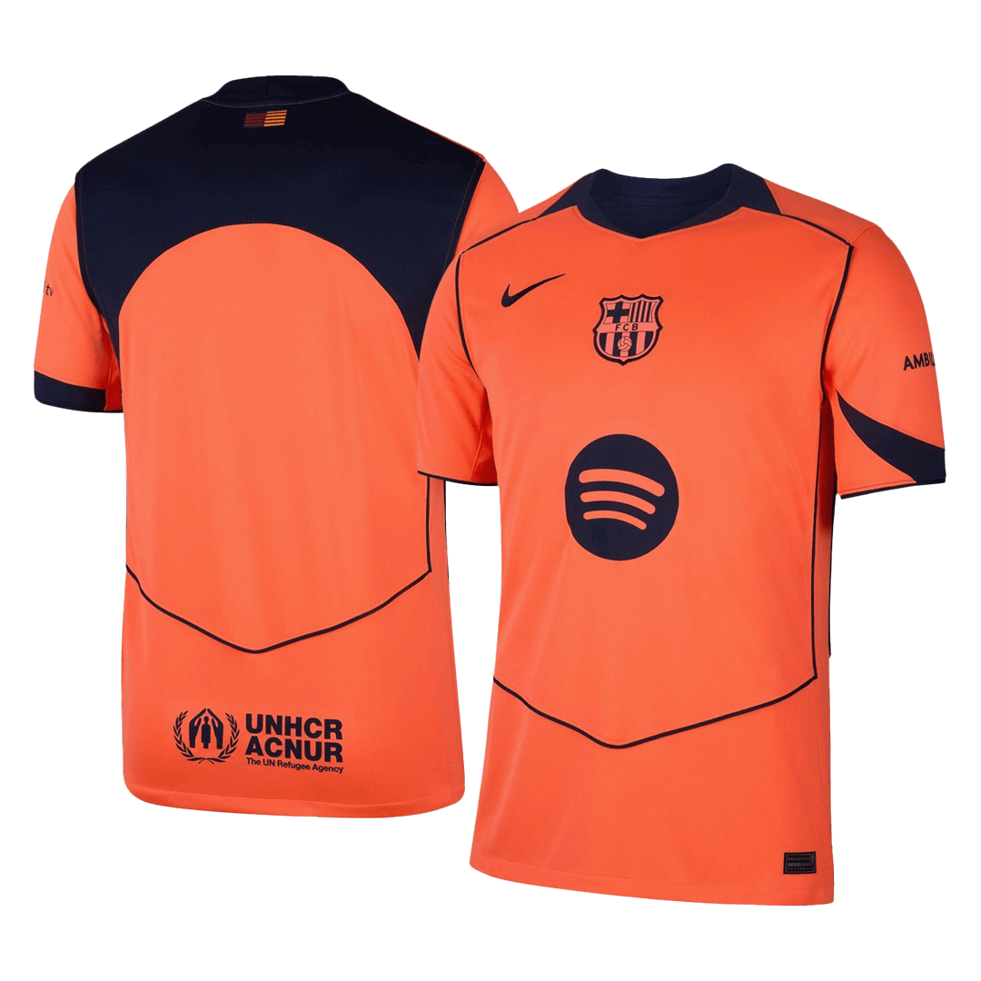 Barcelona Fora Terceira Camisa 2025/26- Laranja