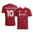 【Super Qualidade】MAC ALLISTER #10 Liverpool
 Casa Futebol Camisa 2026/27 Vermelho