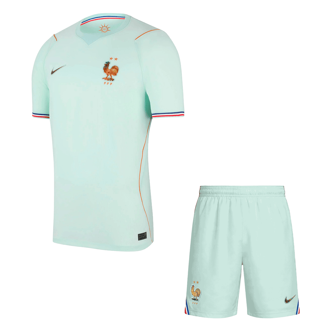 France Fora Copa do Mundo Camisa Conjunto(Camisa+Calções) 2026 - camisola de futebol para adeptos em