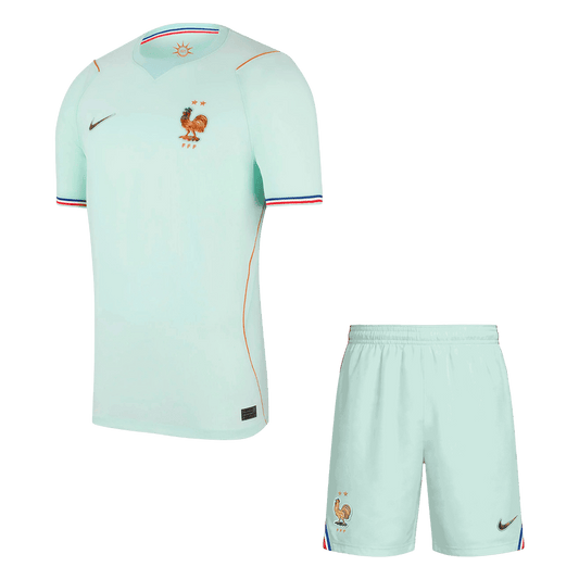 France Fora Copa do Mundo Camisa Conjunto(Camisa+Calções) 2026 - camisola de futebol para adeptos em