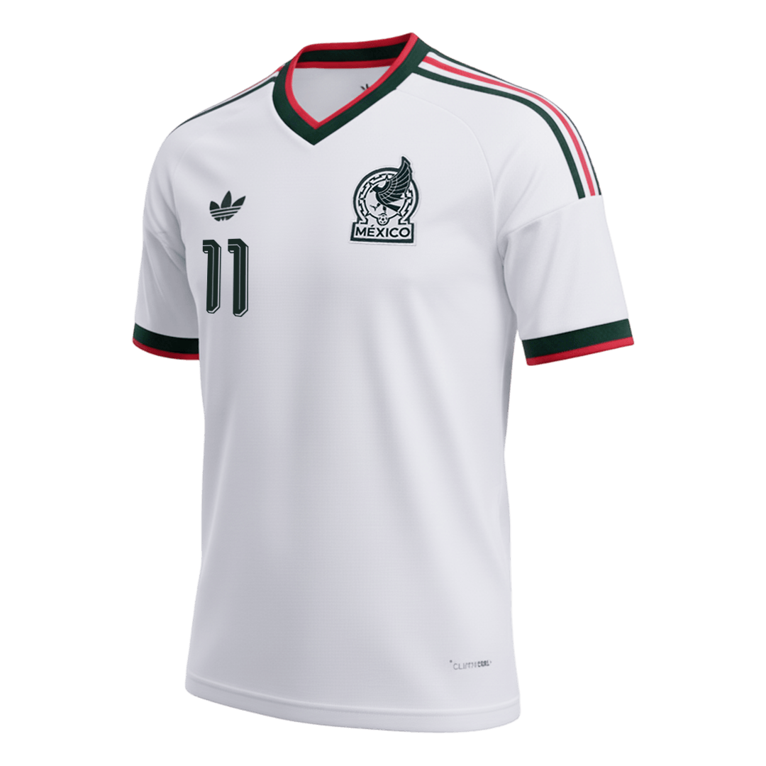 S.GIMENEZ #11 Mexico Fora Copa do Mundo Camisa 2026 Branco