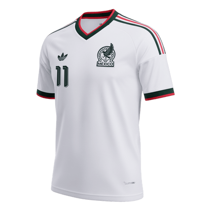S.GIMENEZ #11 Mexico Fora Copa do Mundo Camisa 2026 Branco