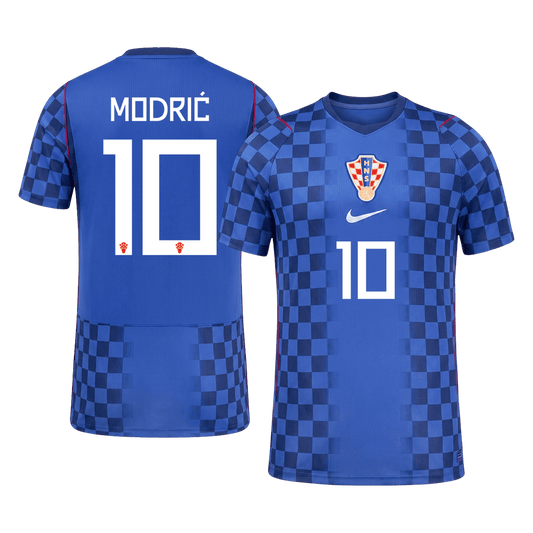 MODRIĆ #10 Croatia Fora Copa do Mundo Camisa 2026 Azul