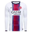 PSG Fora Manga comprida Camisa 2026/27 Branco