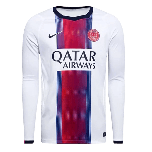 PSG Fora Manga comprida Camisa 2026/27 Branco