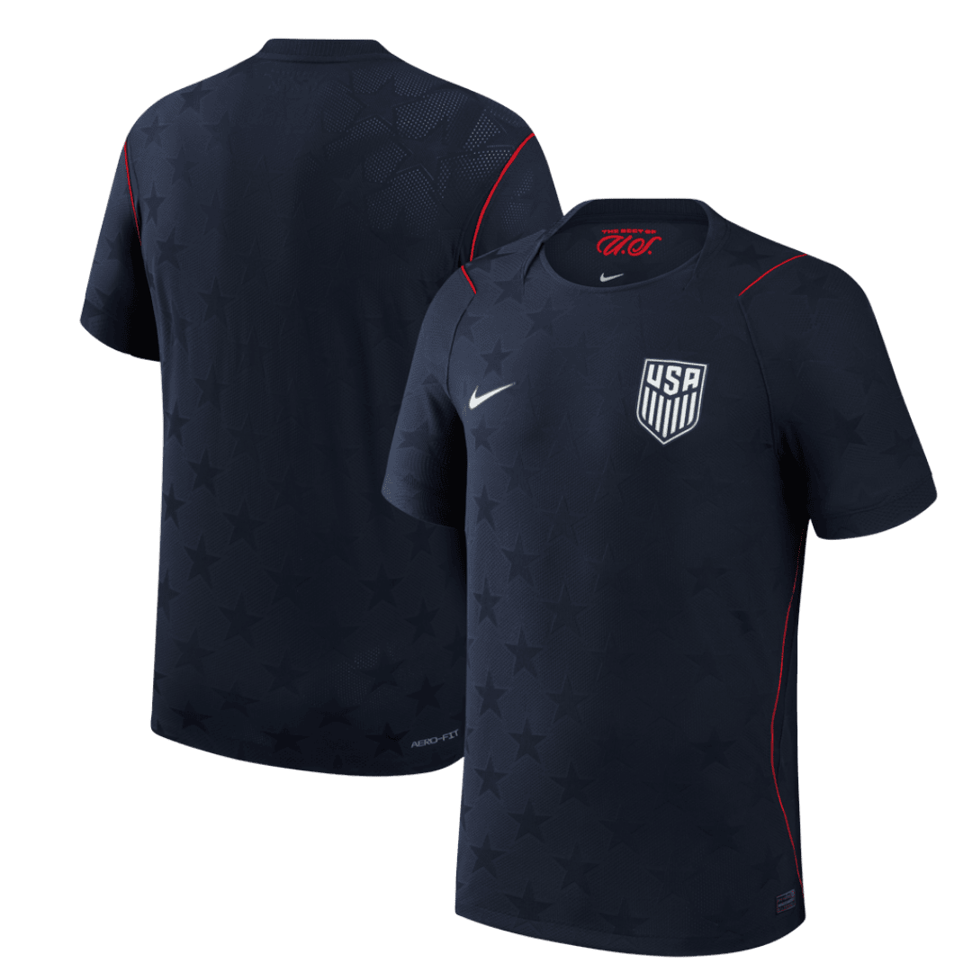 Versão do Jogador EUA Fora Copa do Mundo Futebol Camisas 2026 Preto