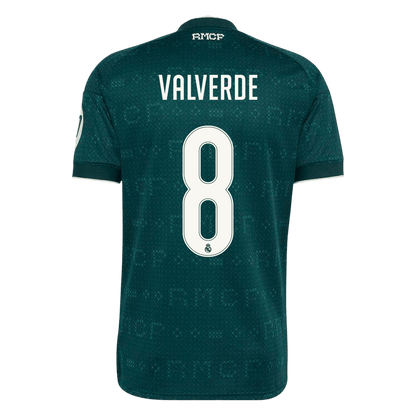 VALVERDE #8 Real Madrid Fora Camisa 2026/27 Verde
