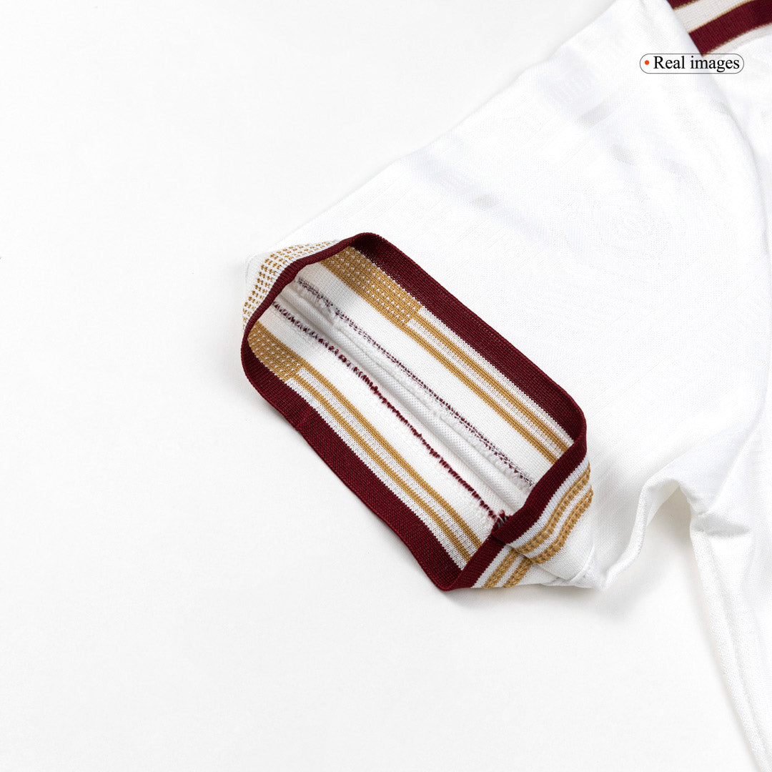 Autêntico Arsenal Fora Terceira Futebol Camisas 2025/26 Branco