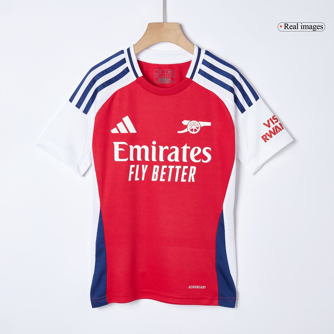 Arsenal Infantil 
 Casa Futebol Camisa Conjunto (Camisa+Shorts+Meias) 2024/25 Vermelho