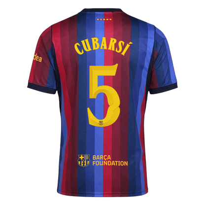 CUBARSÍ #5 Barcelona Casa Camisa 2026/27 UCL