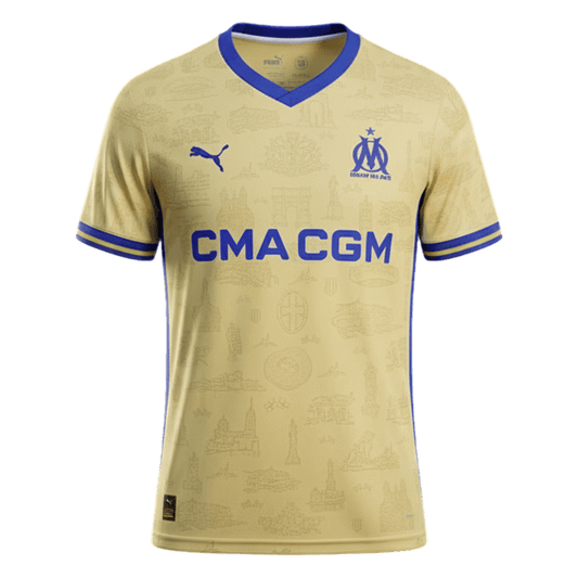 Marseille Quarta Camisa 2025/26 Amarelo