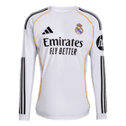 Real Madrid Home Long Sleeve Soccer Jersey 2025/26 White