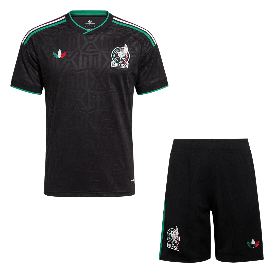 Mexico Terceira Copa do Mundo Camisa 2026 Preto - camisola de futebol para adeptos em