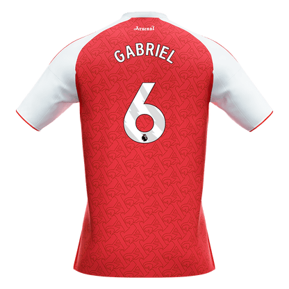 【Super Qualidade】GABRIEL #6 Arsenal
 Casa Futebol Camisa 2025/26 Vermelho