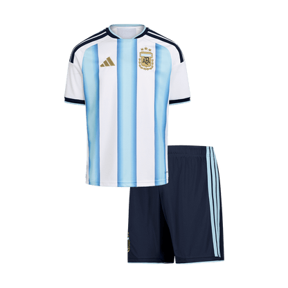 Argentina Infantil  Casa Futebol Camisa Conjunto (Camisa+Shorts) World Cup 2026
