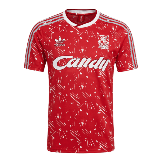 Retrô Liverpool Casa Camisa 1989/91 Vermelho