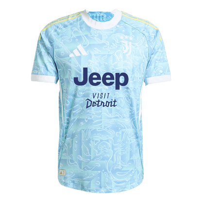 Autêntico KALULU #15 Juventus Fora Futebol Camisas 2025/26 Azul