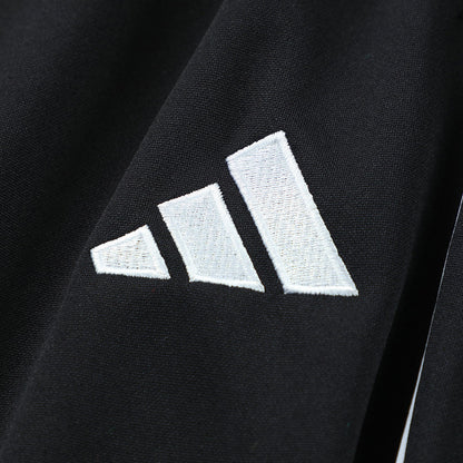 Real Madrid Zíper Moletom Conjunto (Top+Calças) 2025/26 Preto