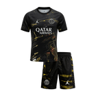 PSG Infantil 
 Futebol Camisa Conjunto (Camisa+Shorts) 2025/26 Preto