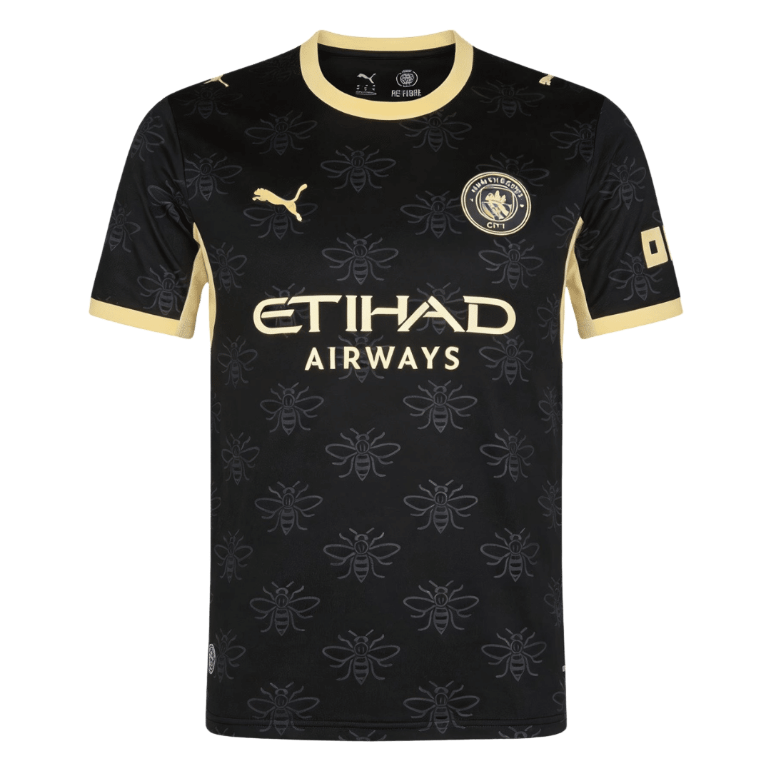 CHERKI #10 Manchester City Fora Camisa 2026/27 Preto