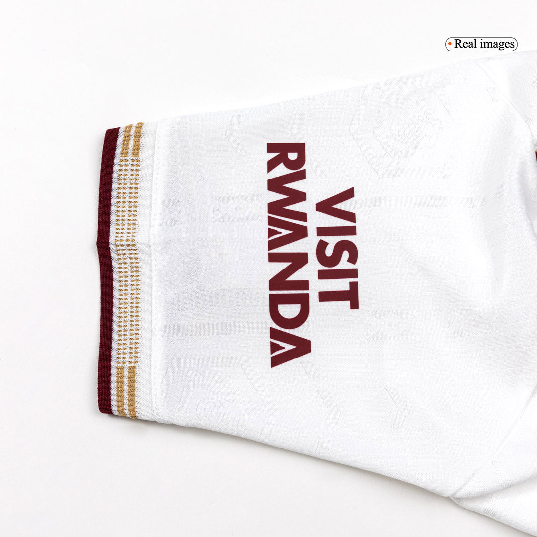 Autêntico Arsenal Fora Terceira Futebol Camisas 2025/26 Branco