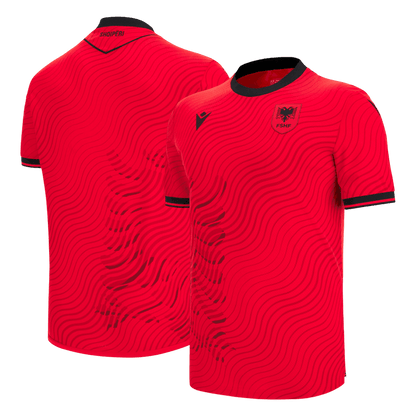 Albania Casa Camisa Copa do Mundo 2026 Vermelho - camisola de futebol para adeptos em - imagem 2