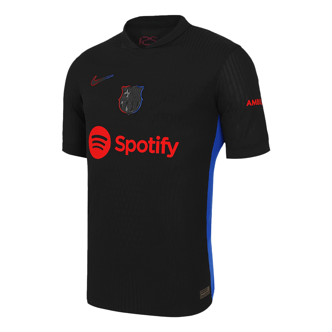 Camisola de futebol autêntica do Barcelona, camisola alternativa 2024/25
