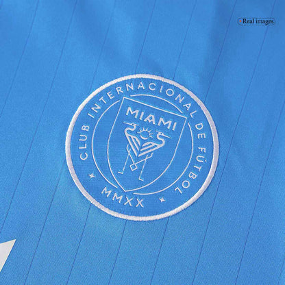 Inter Miami CF Fora Terceira Camisa Conjunto (Camisola + Calções) 2025- Azul