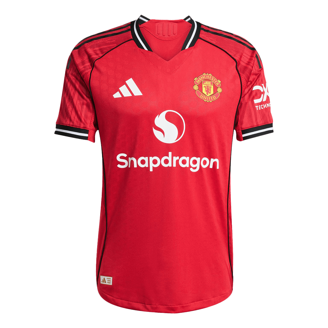 Autêntico ŠEŠKO #30 Manchester United Casa Camisa 2025/26 Vermelho