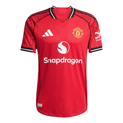 Autêntico ŠEŠKO #30 Manchester United Casa Camisa 2025/26 Vermelho