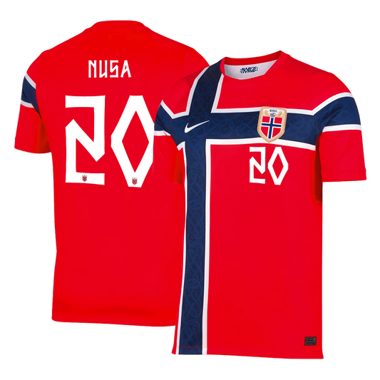 NUSA #20 Norway Casa Copa do Mundo Camisa 2026 Vermelho