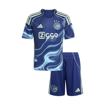 Ajax Infantil 
 Fora Futebol Camisa Conjunto (Camisa+Shorts) 2025/26