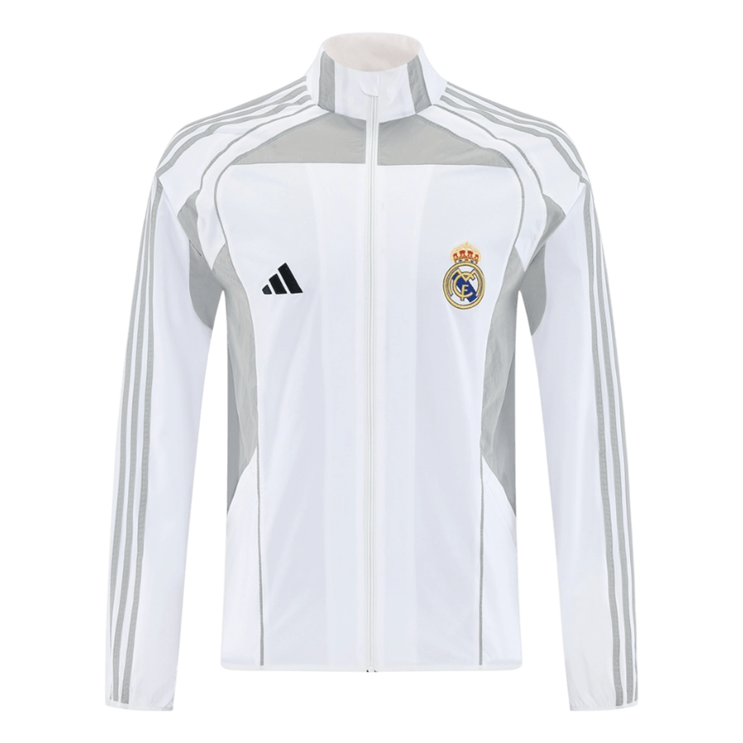 Real Madrid Jaqueta Corta-Vento 2025/26 Branco