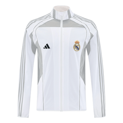 Real Madrid Jaqueta Corta-Vento 2025/26 Branco