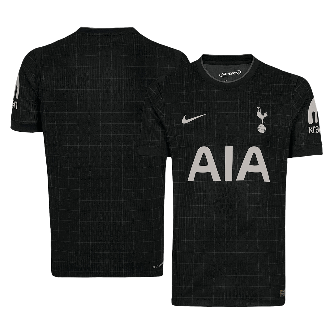 Jogador Tottenham Hotspur Fora Futebol Camisas 2025/26 Preto