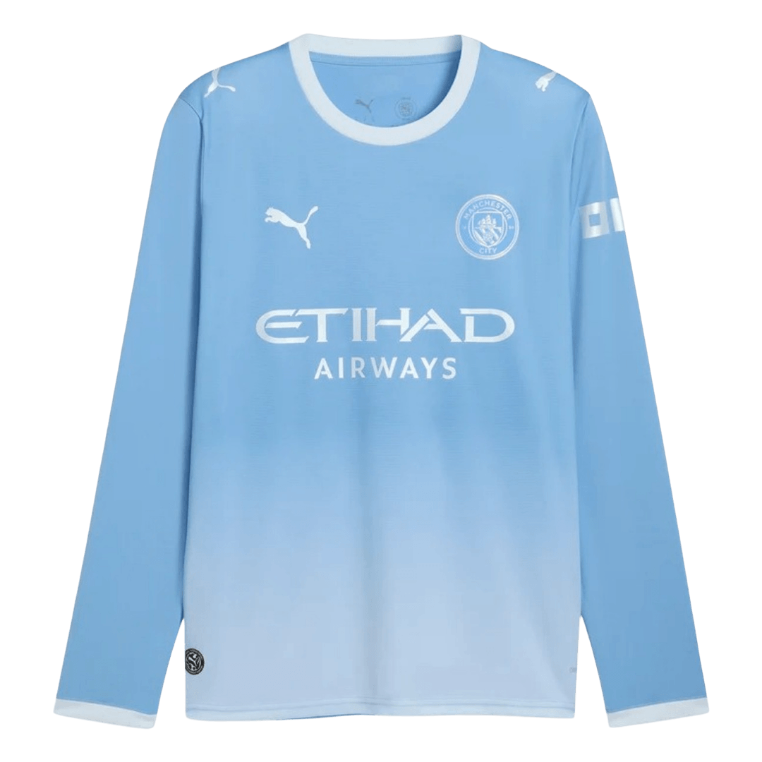 Manchester City Casa Manga comprida Camisa 2026/27 Azul