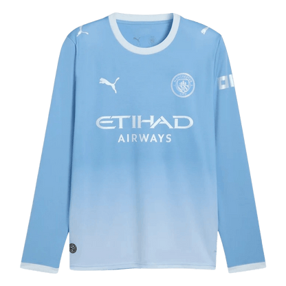 Manchester City Casa Manga comprida Camisa 2026/27 Azul
