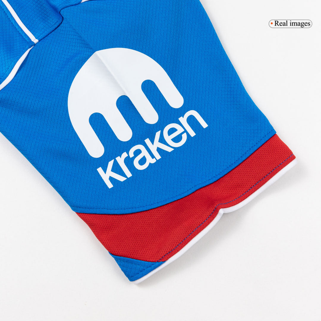 Atletico Madrid 
 Terceira Camisa Conjunto(Camisa+Calções) 2025/26 Azul