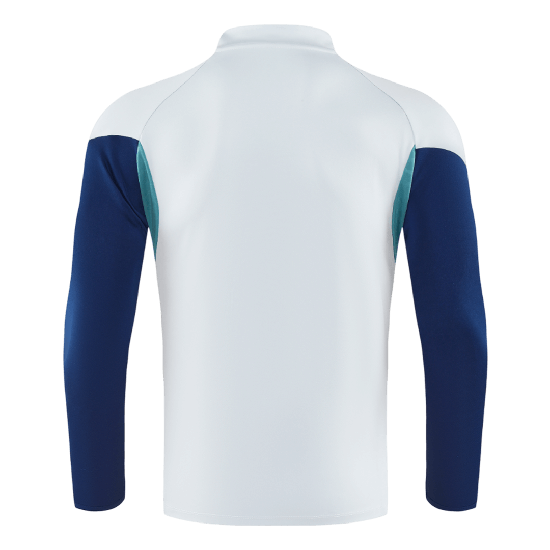 Arsenal Zíper Moletom Conjunto (Top+Calças) 2025/26 Branco