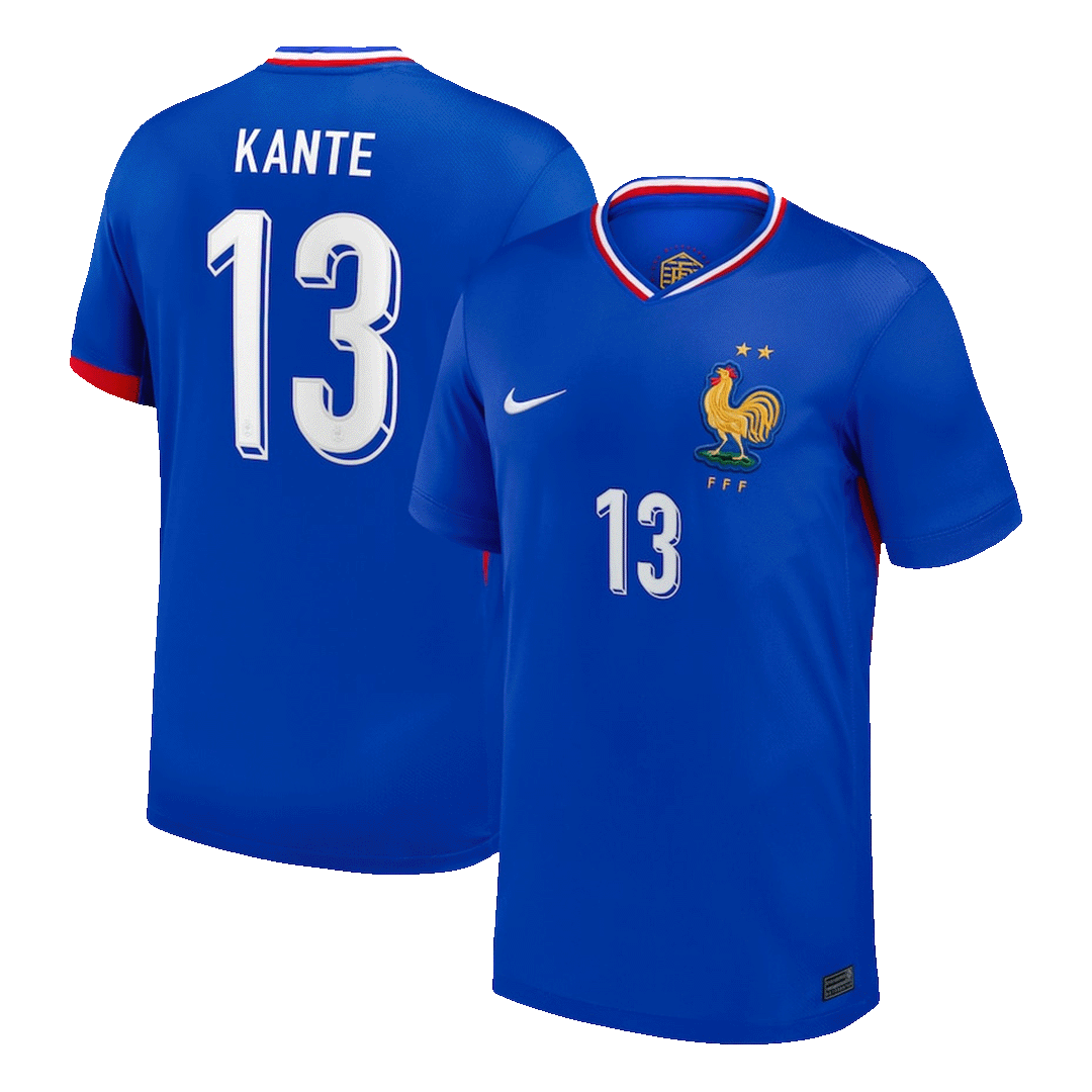 Camisola de futebol KANTE #13 Fran?a Home Euro 2024