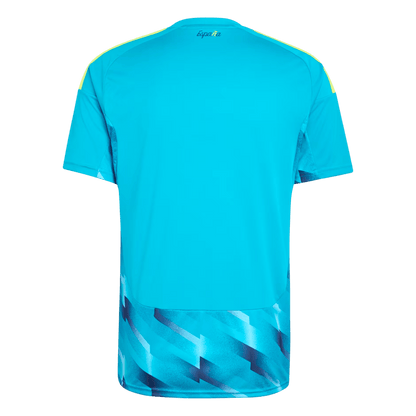 Spain Goleiro Camisa 2026 Azul - camisola de futebol para adeptos em Portugal