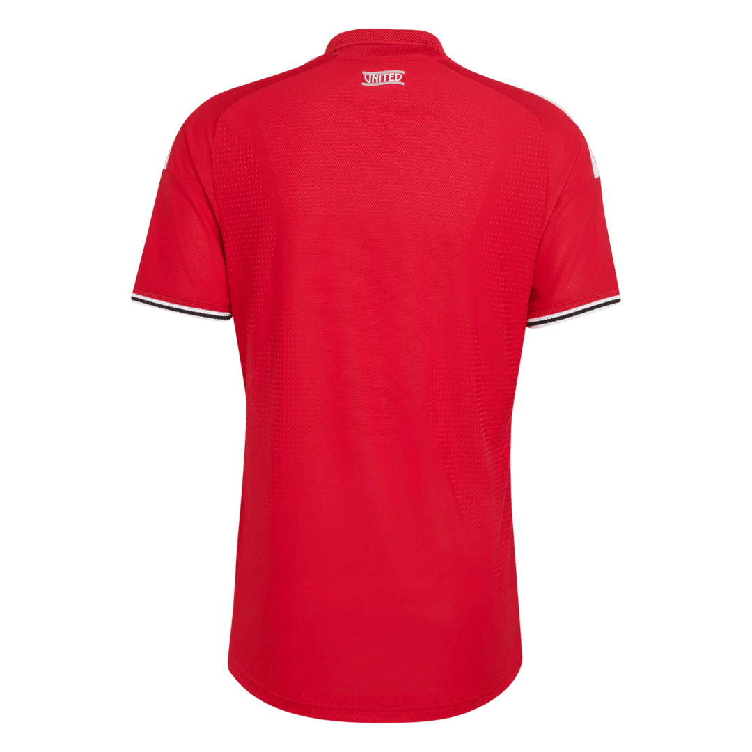 Versão do Jogador Manchester United Casa Futebol Camisas 2026/27 Vermelho