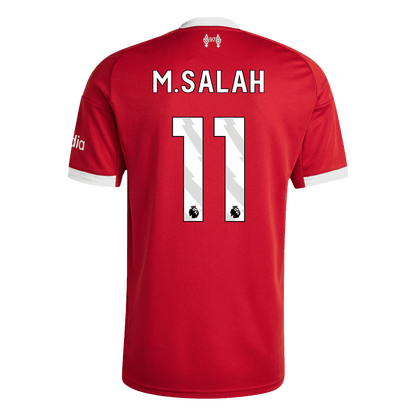 M.SALAH #11 Liverpool Casa Camisa 2025/26 Vermelho